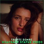 Tripti Dimri Whatsapp Status Video