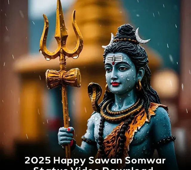 2025 Happy Sawan Somwar Status Video