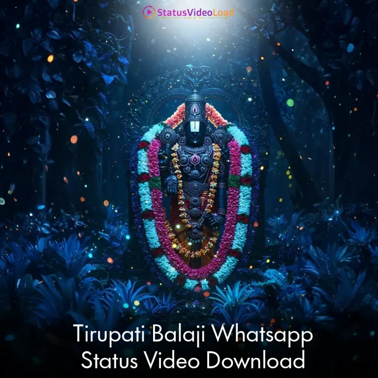 Tirupati Balaji Whatsapp Status Video Download