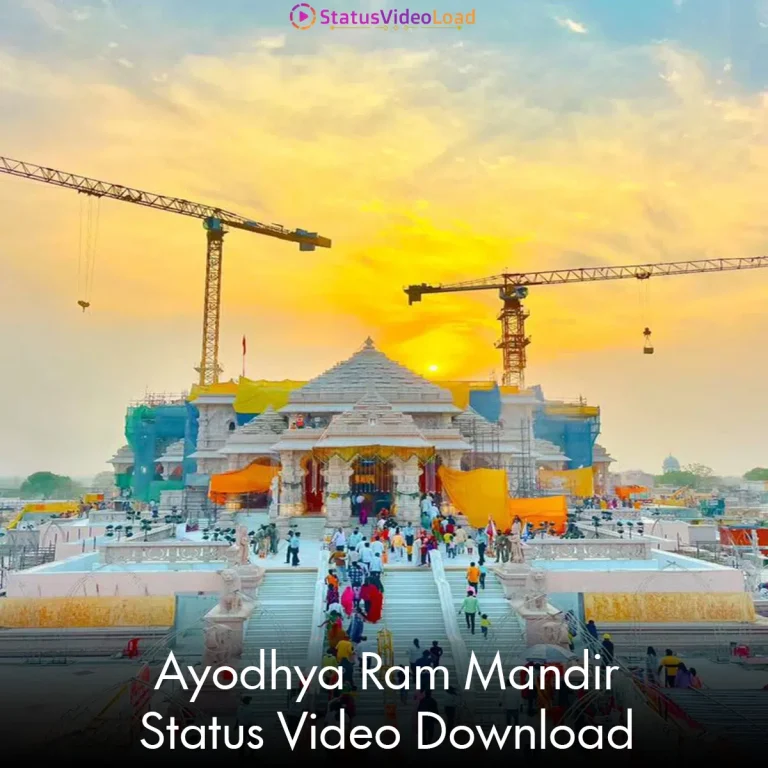 Ayodhya Ram Mandir Status Video Download