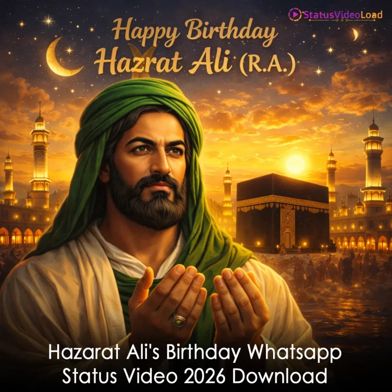 Hazarat Ali's Birthday Whatsapp Status Video 2026 Download