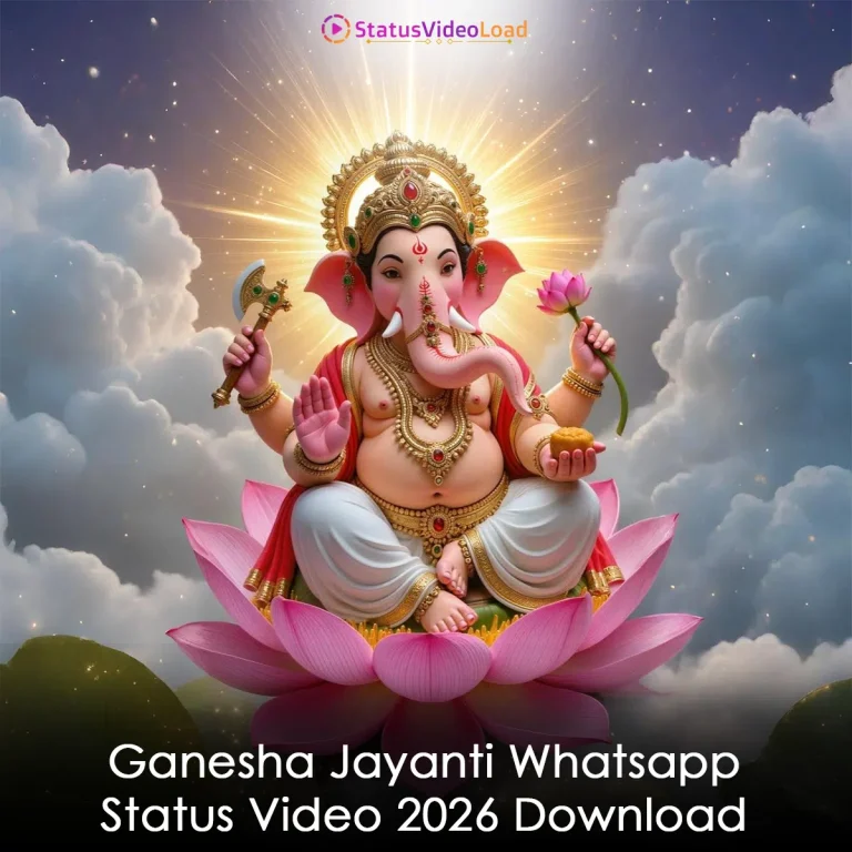 Ganesha Jayanti Whatsapp Status Video 2026 Download