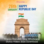 Happy Republic Day Whatsapp Status Video 2026 Download