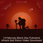 14 February Black Day Pulwama Attack Sad Status Video Download
