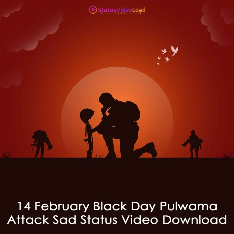 14 February Black Day Pulwama Attack Sad Status Video Download