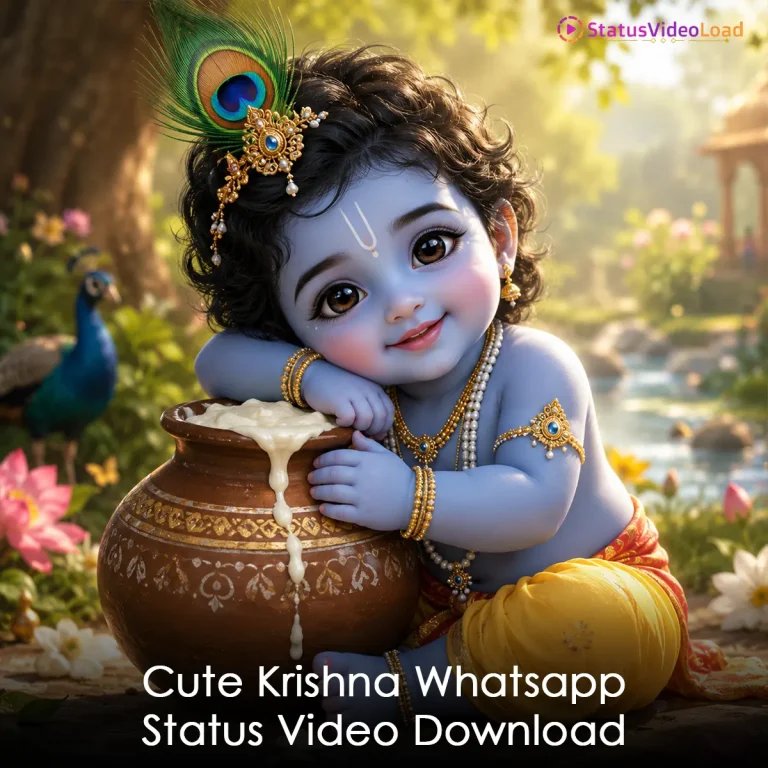 Cute Krishna Whatsapp Status Video Download
