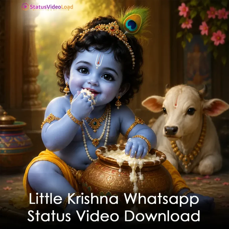 Little Krishna Whatsapp Status Video Download