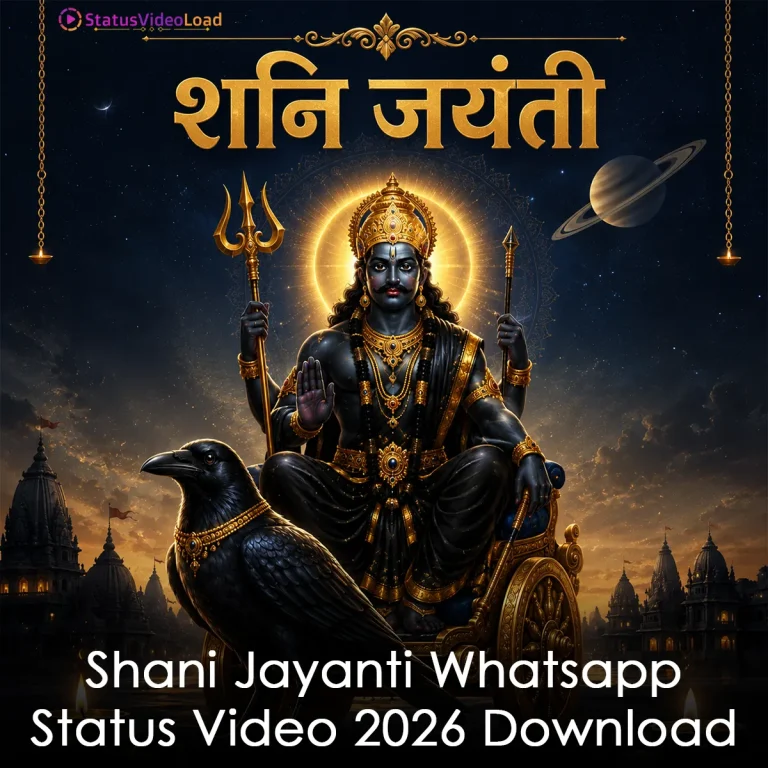Shani Jayanti Whatsapp Status Video 2026 Download