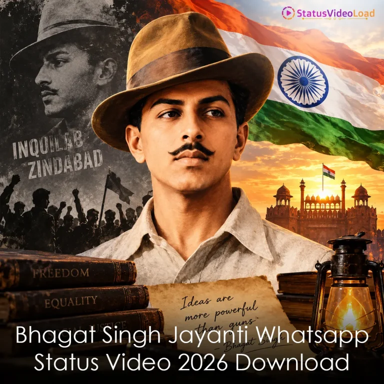 Bhagat Singh Jayanti Whatsapp Status Video 2026 Download