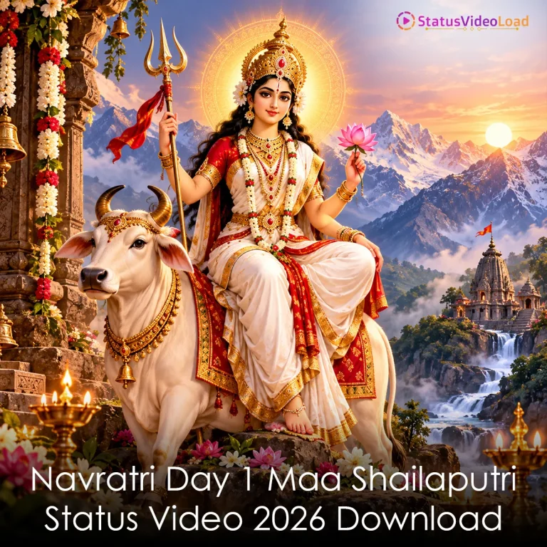 Navratri Day 1 Maa Shailaputri Status Video 2026 Download