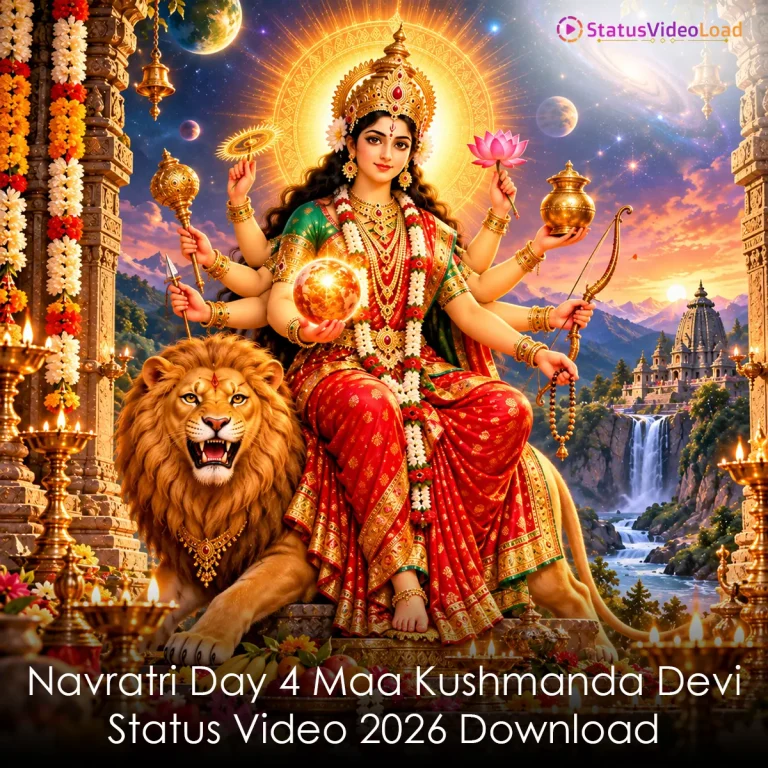 Navratri Day 4 Maa Kushmanda Devi Status Video 2026 Download