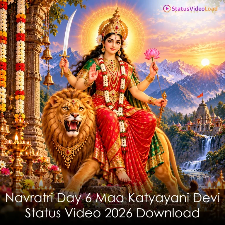 Navratri Day 6 Maa Katyayani Devi Status Video 2026 Download