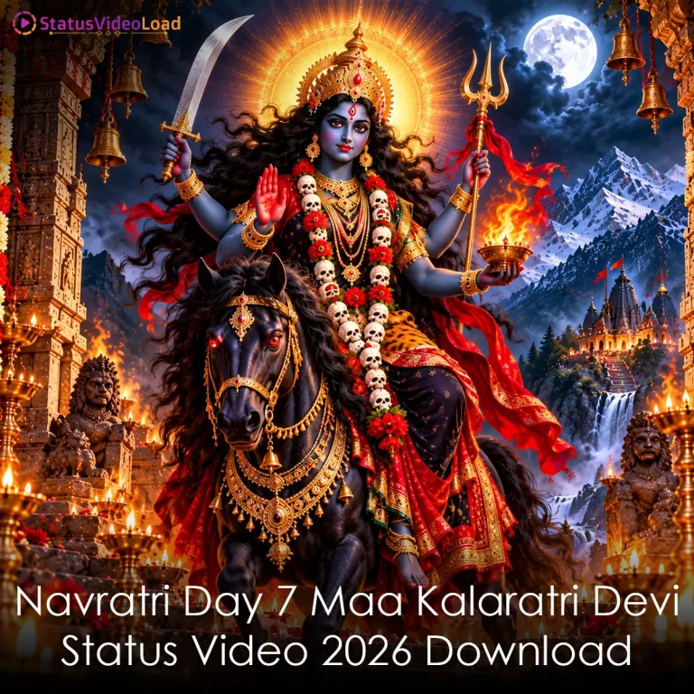 Navratri Day 7 Maa Kalaratri Devi Status Video 2026 Download