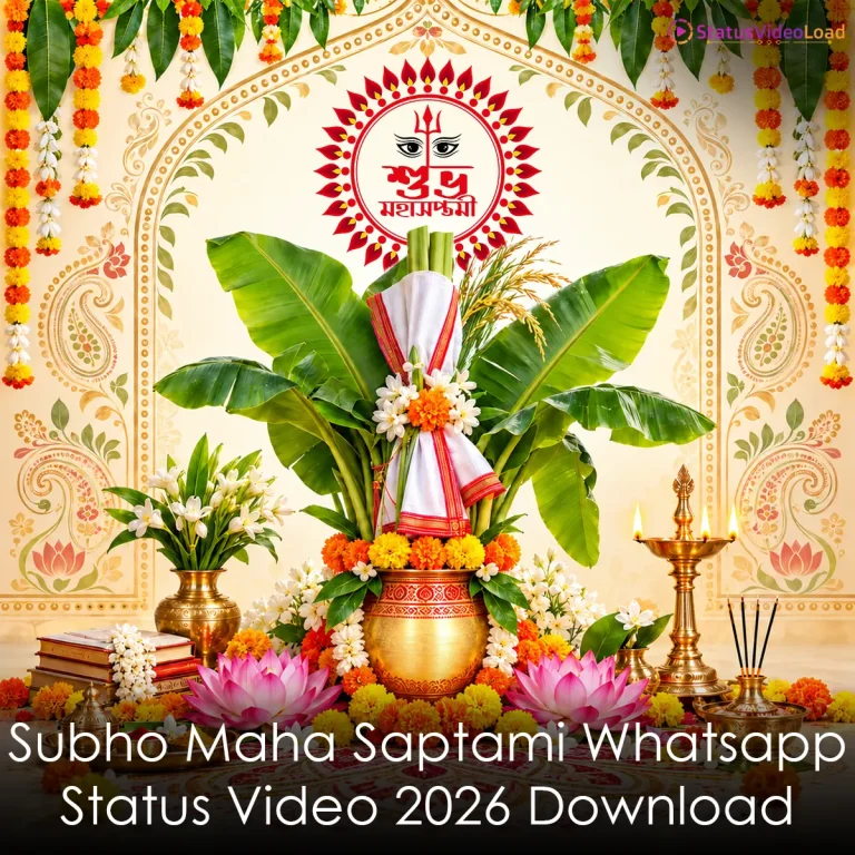 Subho Maha Saptami Whatsapp Status Video 2026 Download