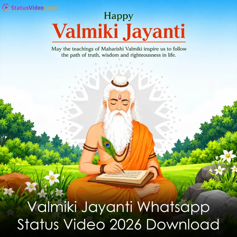 Valmiki Jayanti Whatsapp Status Video 2026 Download